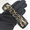 CHANEL Saison Ketten Schultertasche Schwarz 159031131 [P]