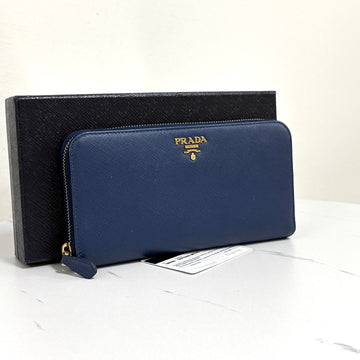 Prada Saffiano Zip Long Wallet (1M0506) 159032104 [P]