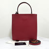 Prada Saffiano Panier Tote Bag Medium Red 159032187 [P]