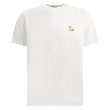 Maison Kitsune Men's Chillax Fox Short Sleeve T-Shirt White GU00154KJ0010 P100 57137151 [P]