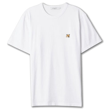 MAISON KITSUNE Fox Patch T-Shirt Weiß 23FW AM00103KJ0008 P100 54600058 [P]