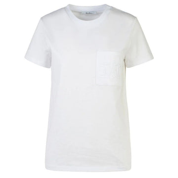 MAXMARA PAPAIA Logo T-Shirt Weiß 2421946011 001 119577602 [P]