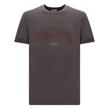 Isabel Marant 23SS HONORE T-Shirt Faded Black TS0052HA A1N61H 02FK 43772876 [P]