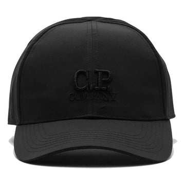 CP Company Logo Embroidered Goggles Cap Black 137996298 [P]