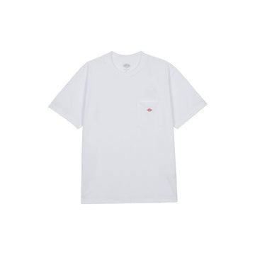 DANTON メンズポケット半袖TシャツホワイトDT-C0198-WH 155887155 [P]