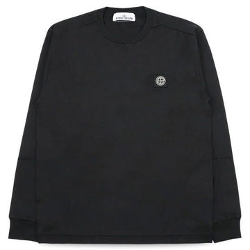 Stone Island Long Sleeve T-Shirt with Compass Logo Patch 153185984 [P]