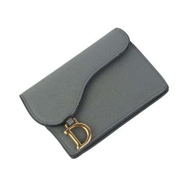 Dior Grained Calfskin Saddle Flap Card Holder 37599-1 159044958 [P]