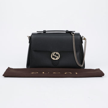 GUCCI Interlocking Top Handle Bag Schwarz 157672293 [P]
