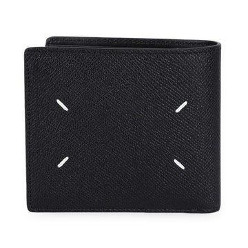 MAISON MARGIELA スティッチロゴボビンレザー二つ折り財布 153084213 [P]