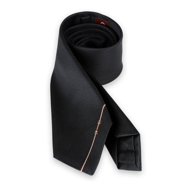 Gucci Men's Diagonal Horsebit Logo Silk Tie (Black) 853374 4E009 1000 150876411 [P]