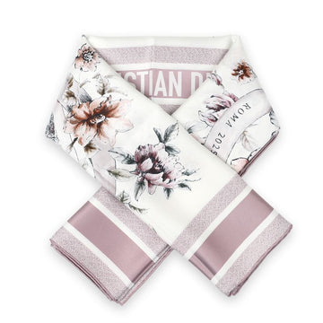 Dior Women's Souvenir de Roma 90 Square Scarf (White/Violet) 61SVR090I648 C469 150875922 [P]