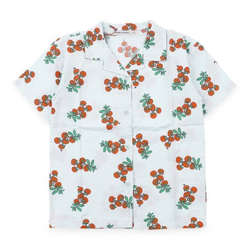 BOBO CHOSES キッズジュシトマトオールオーバー半袖シャツ（スカイ）B126AC033 451 154386698 [P]