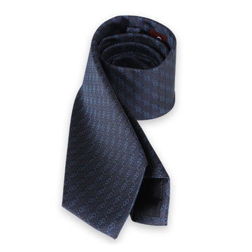 Gucci Men's GG Logo Silk Tie (Dark Blue) 853351 4E009 4369 150775831 [P]