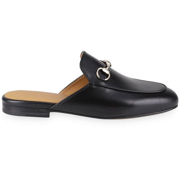 GUCCI Damen Horsebit Print Leather Slipper 155781422 [P]