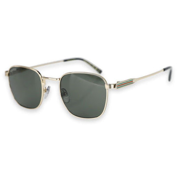 GUCCI Herrliche GG Cruise Runde Metallrahmen Sonnenbrille (Grün/Gold) 819679 I3330 8012 132922226 [P]