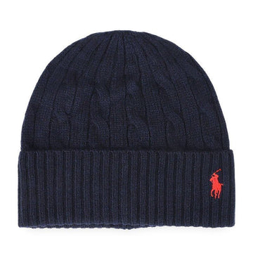 POLO RALPH LAUREN ポニー ロゴ ケーブル ニット ビーニー 159045463 [P]