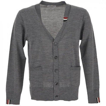 Thom Browne Trimmed Jersey Stitch Merino Wool Cardigan 149799573 [P]