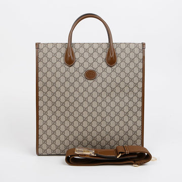GUCCI Interlocking G Mittel Tote Tasche Braun 158643102 [P]