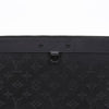 LOUIS VUITTON Monogram Shadow Leder Pouch Clutch Tasche Schwarz 158643359 [P]