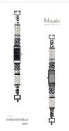 MISAKI QCRWDELIGHTPEARLGR Damen-Metallarmbanduhr mit Perlen 146916032 [P]