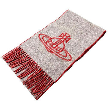 Vivienne Westwood 26FW Single ORB Reversible Scarf Gray (81030006 W01MK P401) 159049872 [P]
