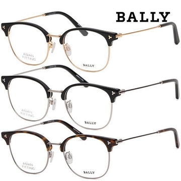 Bally Eyeglass Frame BY5038D Luxury Thin Frame Asian Fit Lightweight Half-Rim Fashion 123781359 [P]