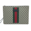 Gucci GG Supreme Web Canvas Clutch Bag Pouch Strap 433665 159049893 [P]