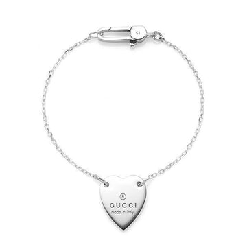 Gucci Bracelet Trademark Heart Pendant Silver YBA223513001 38324354 [P]