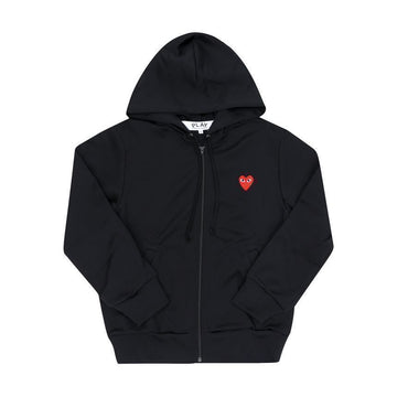 COMME DES GARCONS フード AX-T172-051 1 プレイ レッド ハート ワッペン 男性フード 女性フード 051 144768421 [P]