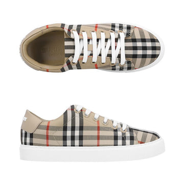 BURBERRY Schuhe 8049777 A7026 Check Leder Damensneaker 153464849 [P]