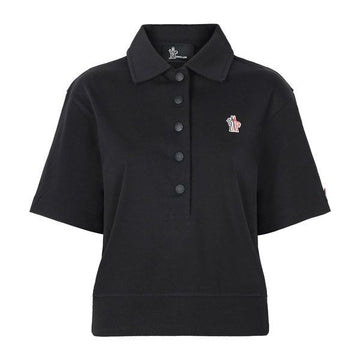 MONCLER Polo-T-Shirt mit Logo-Patch Grenoble 8A00003 89AZ9 999 159050042 [P]