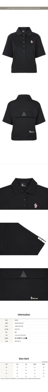 Moncler Grenoble Logo Patch Polo T-Shirt 159050042 [P]