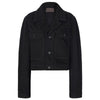 LEMAIRE Black Cropped Denim Jacket 159050062 [P]