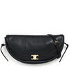 Celine Black Little Half Moon Soft Small Shoulder Bag 159050100 [P]