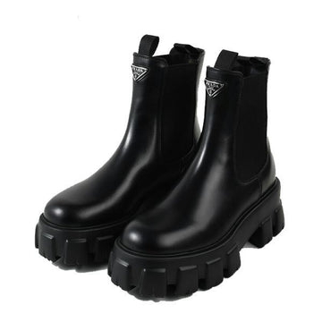 PRADA Monolith gebürstete Leder Chelsea-Boots 26FW 148557244 [P]