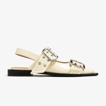 Ganni Feminine Buckle Ballerinas 147811394 [P]