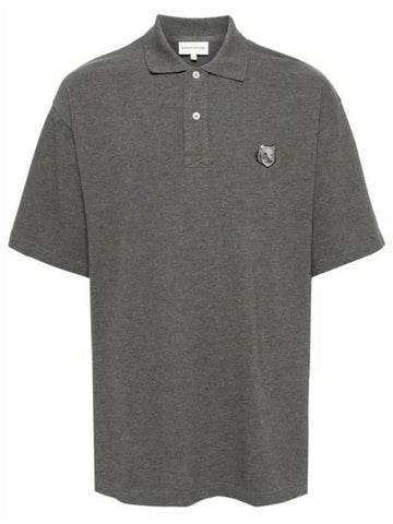 Maison Kitsune Bold Fox Head Patch Oversized Polo T-Shirt 133042856 [P]