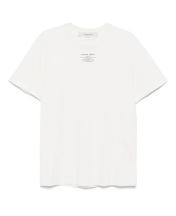 GOLDEN GOOSE Schwarzes Lettering T-Shirt aus Baumwolle 151056572 [P]