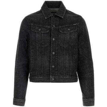 TOM FORD Schwarze Ikone Selvedge Denim Jacke (DJE001 DMC076 LB999) 148548406 [P]