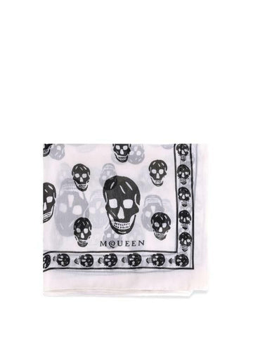 ALEXANDER MCQUEEN シルクシフォンスカルスカーフ 143602285 [P]