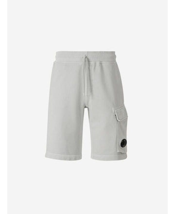 CP Company Cotton Diagonal Fleece Cargo Shorts 152204727 [P]