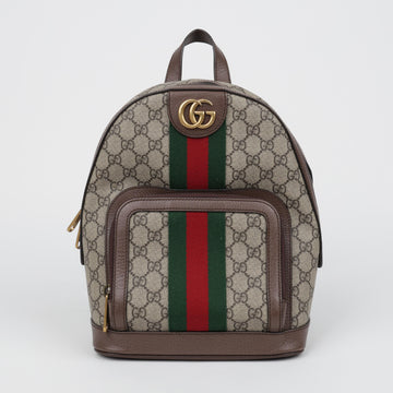 GUCCI Ophidia GG Kleine Rucksack Braun 158643301 [P]