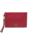 Valentino Rockstud Envelope Clutch Red RW0P0P87 159051428 [P]