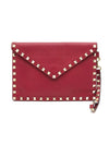 Valentino Rockstud Envelope Clutch Red RW0P0P87 159051428 [P]
