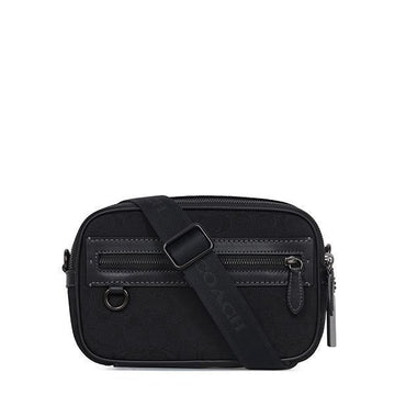 COACH ブラックテオシグネチャージャカードカメラバッグ CBF21 BLK 140235146 [P]