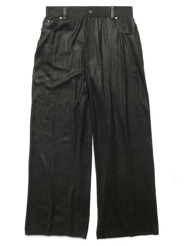 BALENCIAGA Hoch taillierte Baumwollhose 745461 T6219 1000 133028153 [P]