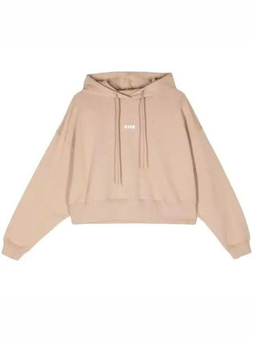 MSGM Mikro Logo Crop Hoodie 133039886 [P]
