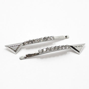 PRADA Haarnadel mit Kristall-Dreieckslogo 1IF098 159051773 [P]