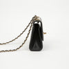 CHANEL Trendy CC Mini Lambskin Shoulder Bag Black Gold 158639416 [P]