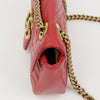 Gucci GG Marmont Matelassé Mini Shoulder Bag Red 158676005 [P]